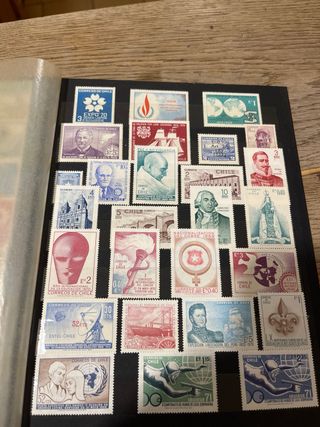 Album di francobolli secondo le foto