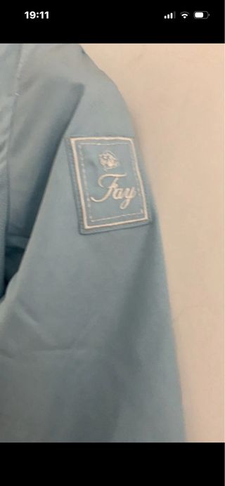 Giubbotto bambino azzurro fay