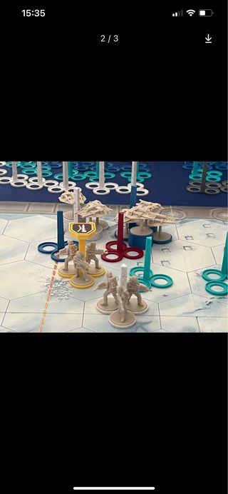 Bandejas movimiento tropas Batalla Hoth