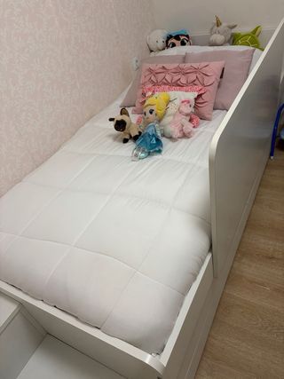 Cama nido individual blanca