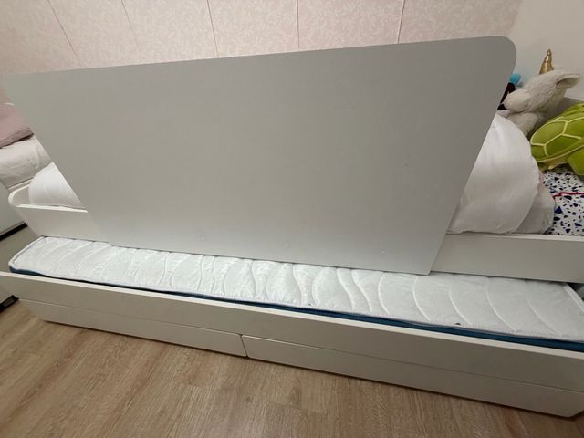 Cama nido individual blanca