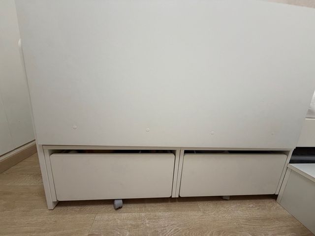 Cama nido individual blanca