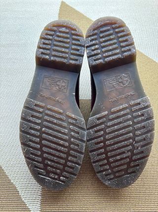 Dr. Martens Cherry Red Brogue Shoes