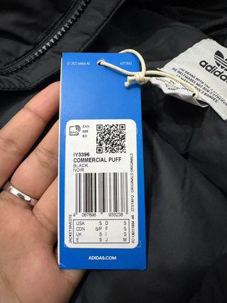 Chaqueta Adidas Puffer Negra