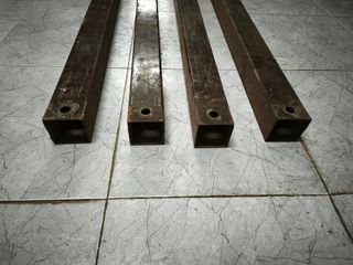 4 Barras Tubo Cuadrado 240cm