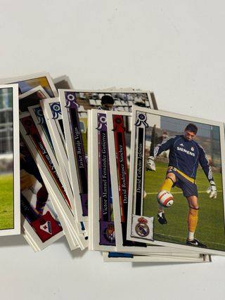 Lote Tarjetas Fútbol Mundicromo La Liga 2006