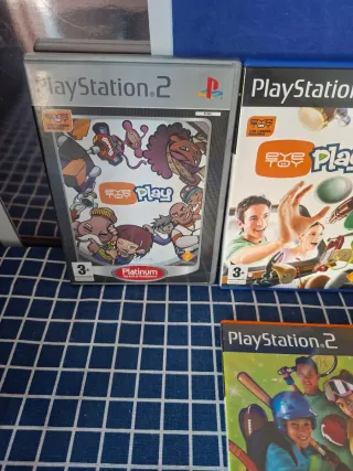 🇮🇹PS2 LOTE EYETOY ORIGINALES COMPLETOS