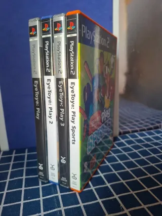🇮🇹PS2 LOTE EYETOY ORIGINALES COMPLETOS