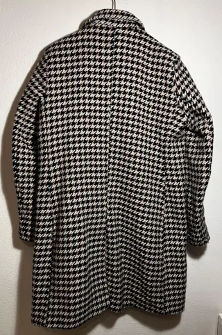 Cappotto Elegante Donna pied-de-poule nero, beige