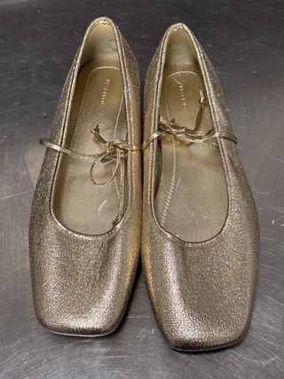 Zapatos dorados talla 39.5