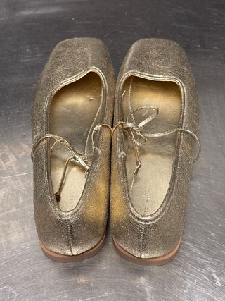 Zapatos dorados talla 39.5