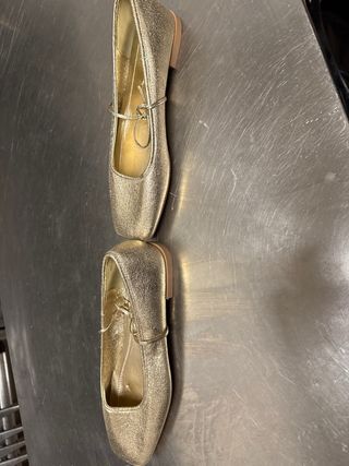 Zapatos dorados talla 39.5