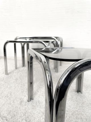 Tavoli ausiliari nido vintage anni '70