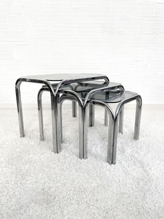 Tavoli ausiliari nido vintage anni '70