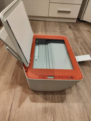 Impresora HP Todo en Uno Naranja/Blanca