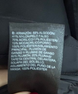 The North Face Chaquetón Negro Talla M