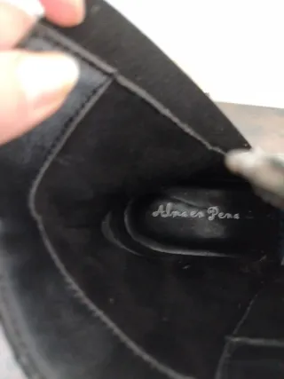 Botines Alma en Pena cobre metalizado tachas