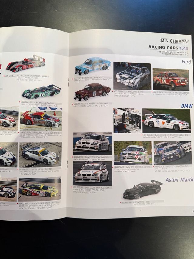 Catálogo Minichamps Edición 2007/2