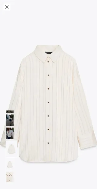Camisa oversize rayas