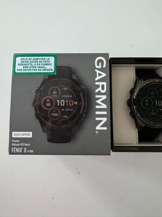 Garmin Fenix 8 47mm Solar Sapphire nuevo