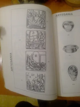 2 libros de muestras de dibujos p/alime y comercio