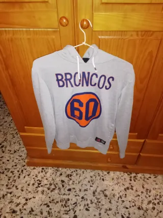 Sudadera Broncos 60 Gris Naranja