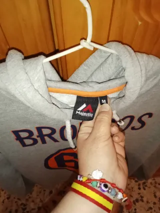 Sudadera Broncos 60 Gris Naranja