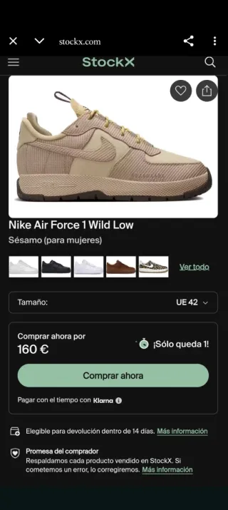 Nike Air Force 1 Wild Sesame