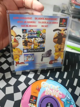 Ghoul Panic + Rescue Shot Flyer PlayStation ps1