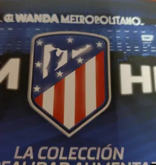 Colección Cromos Atlético de Madrid 548