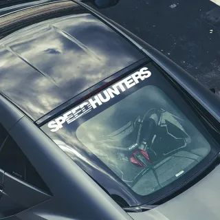 Pegatina SpeedHunters Tuning vinilo blanco