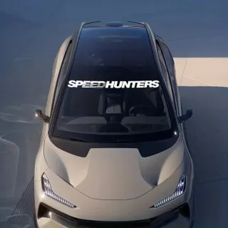 Pegatina SpeedHunters Tuning vinilo blanco