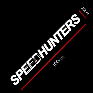 Pegatina SpeedHunters Tuning vinilo blanco