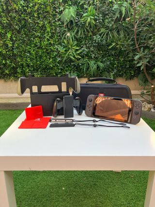 Nintendo switch con accesorios