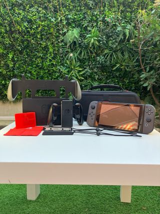 Nintendo switch con accesorios