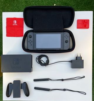Nintendo switch con accesorios