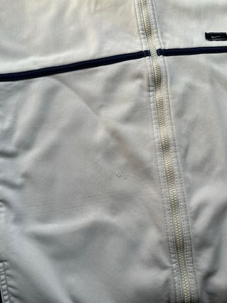 Cortavientos Nike Vintage Blanco y Negro