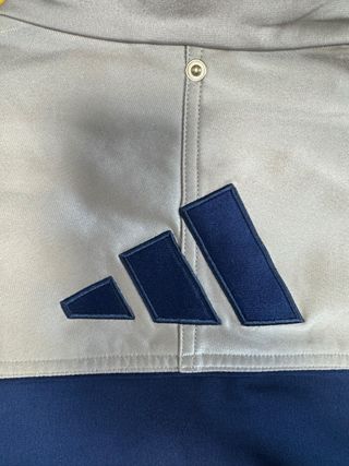 Adidas Giacca Track Vintage Y2K Blu/Grigio