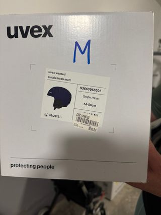 Casco UVEX Wanted Talla M Azul Nuevo