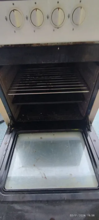 Cocina de gas natural 4 fuegos