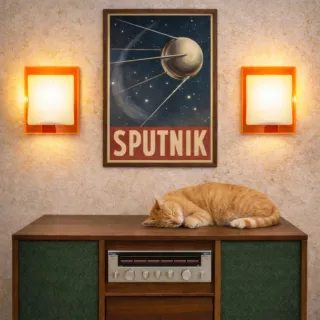 Par de candeeiros de parede