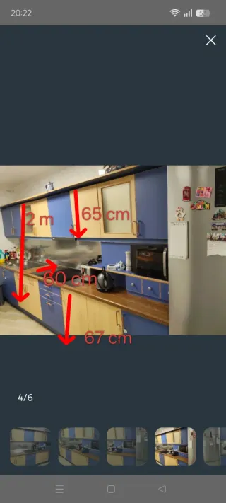 cocina,horno, extractora y fregadero  incluido