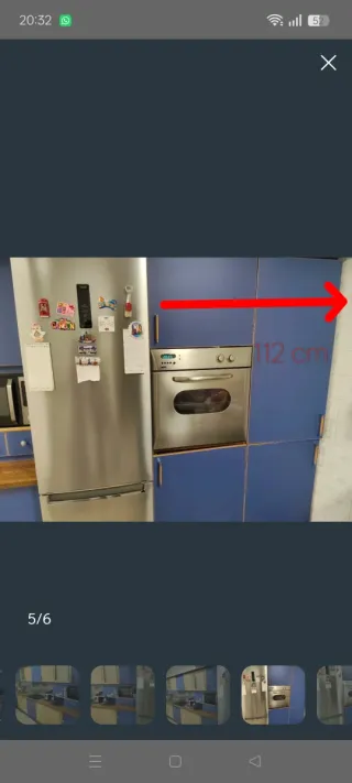 cocina,horno, extractora y fregadero  incluido