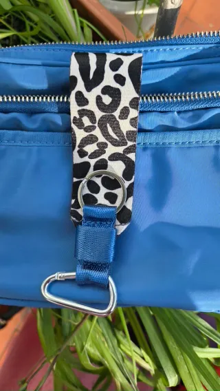 Bolso pequeño azul bandolera