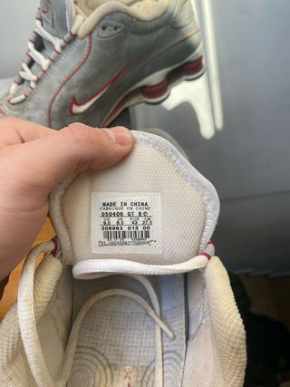 Nike Shox Vintage Grigio Rosse