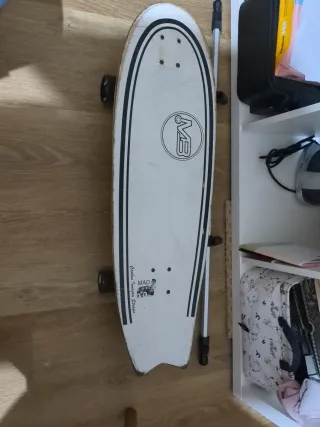 Longboard MAD Blanco