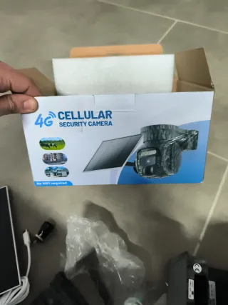 Cámara Seguridad 4G + Panel Solar