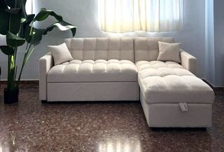 OFERTA SOFA CHAISE LONGUE Y ARCON + ENVIO A 413€