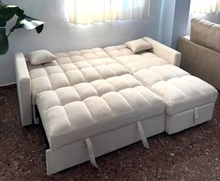 OFERTA SOFA CHAISE LONGUE Y ARCON + ENVIO A 413€