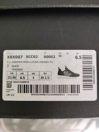 Zapatillas EA7 Emporio Armani Talla 39 1/3